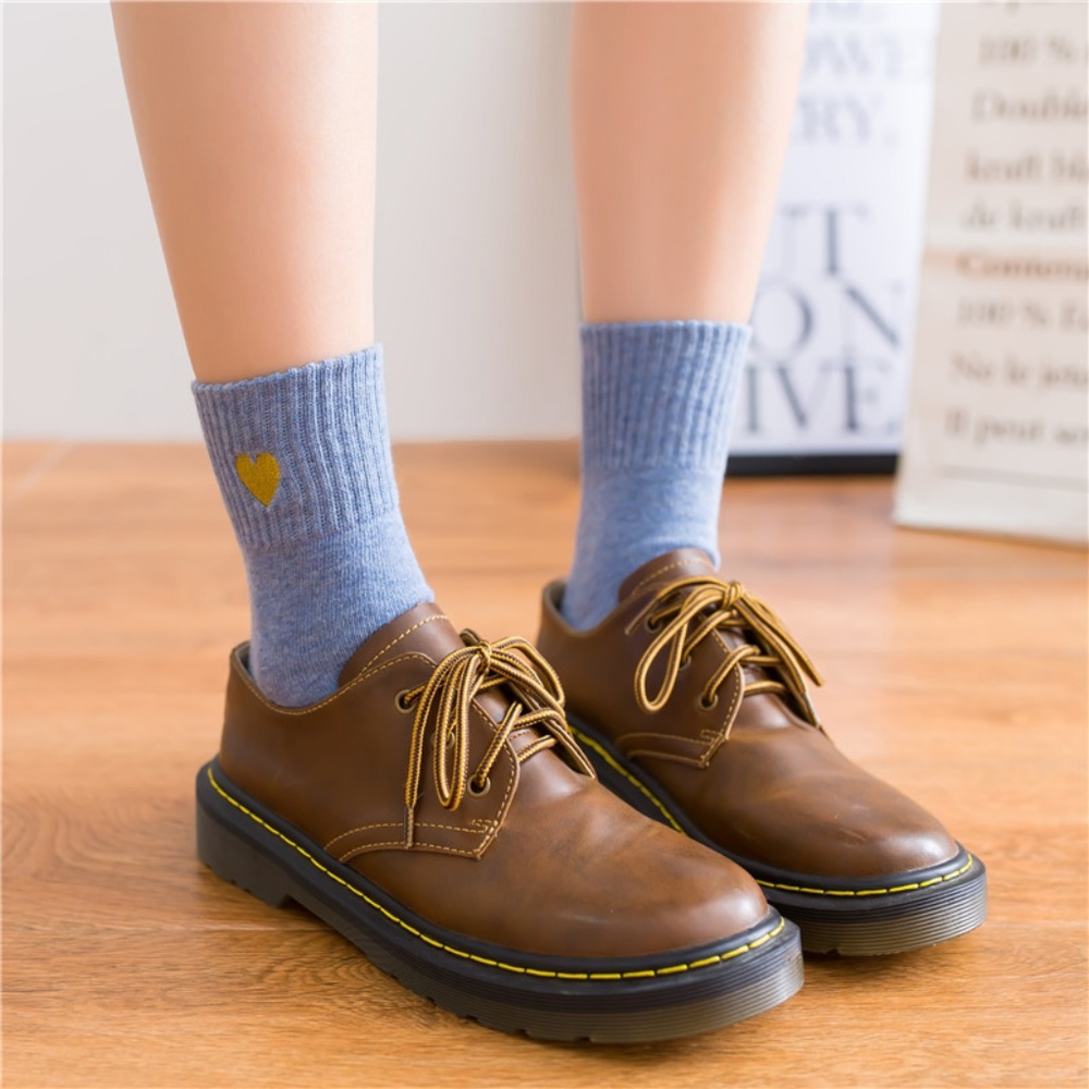 5 Pairs Women Socks Cotton Breathy - Picture 5 of 8